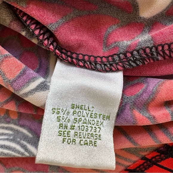 Donna Morgan Psychedelic Floral Mod Go-Go Sheath Shift Dress-Size 14 Party RHS - Picture 10 of 11